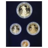 Gold American Proof Set 2002 1oz,1/2oz,1/4oz,1/10z