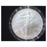 Silver American Eagle 2007 uncirculated coin