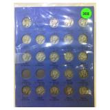 Mercury Dime book page - 1916-1925 mostly