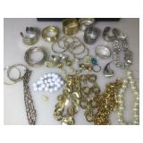 Tray Lot of Costume Jewelry. Tray Not Included.