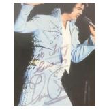 Autographed Elvis Presley Framed Photo Circa 1976