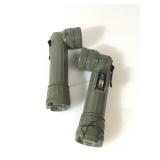 Pair of right angle military Flashlights model