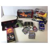Lot of Die Cast trucks on original boxes and more