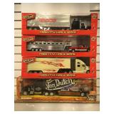 3 die cast Fast Lane Mighty haulers, and a Jada