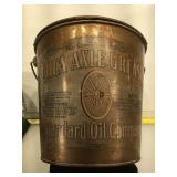 Rare 1915 Standard Oil Mica Grease 23 lb bucket