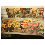 15 Dell10 and 12 cent Comics Western Movie Comics