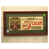 Vintage nos Havana Best 5 cent cigar paper label