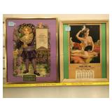 2 Vintage Antique advertising calendars, 1914 and