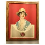 Vintage original La Mira cigar die cut