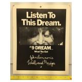 ListenTo The Dream,John Lennon poster, 13 x 16,
