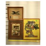 3 vintage antique Paper advertising