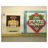 2 prints on wrapped canvas, Chanel No 5 by