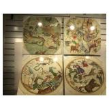 4 prints on wrapped canvas, Southern and