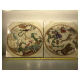 2 prints on wrapped canvas, Southern and Northern