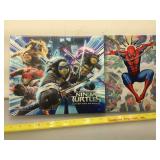 2 Super hero Signs, nos