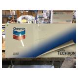 Metal Chevron sign, approx 42x20 inches