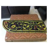 Wall hangin stained glass, approx 26x69 inches