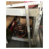 Toolbox with contents and jumper cables and T