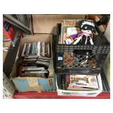 Lot of assorted DVDs, magazines and more