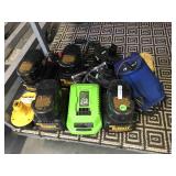 Lot of battery chargers and batteries and more