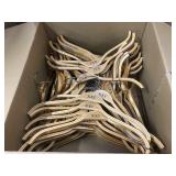 Case of 100 New Wood Clothes hangers