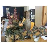 Glass bonsai tree w/celadon vase w/prop plant