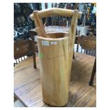Teak wood Shaolin Bucket made in Indonesia,