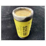 Sacagawea Dollars sealed $25 roll