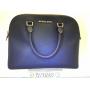 Michael Kors Navy Blue Leather Alma Style Zip