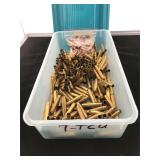 Lot of 7 TCU brass and bullets