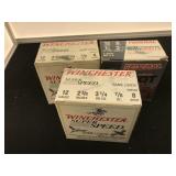 75 rounds 12 Gauge ammo - 8 shot 2.75 in