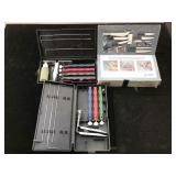 Pair of Lansky Knife Sharpener sets in boxes -