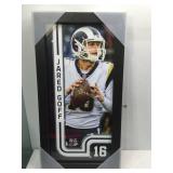 Jared goff framed photo file