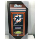 Miami dolphins framed photo file