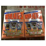 2 full wheaties super bowl cereal boxes