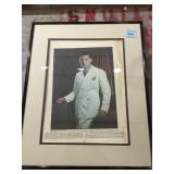 Joe louis framed picture