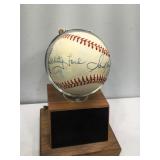 Whitey ford & sandy koufax autographed baseball