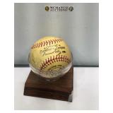 1962 Los Angeles dodgers autographed baseball