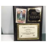 Phil niekro autographed card