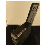 Ammo can with bullets for reload 9 mm