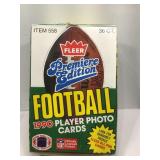 1990 fleer football wax box