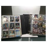 2 albums of sports cards with stars