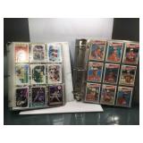 2 albums of sports cards with stars