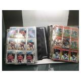 2 albums of sports cards with stars