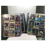 2 albums of sports cards with stars