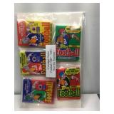 Vintage football packs sealed