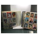 2 albums of sports cards with stars