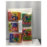 Vintage football packs sealed