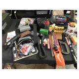 Lot of assorted reloading supplies and tools and