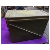 Large Metal Military Ammo Can